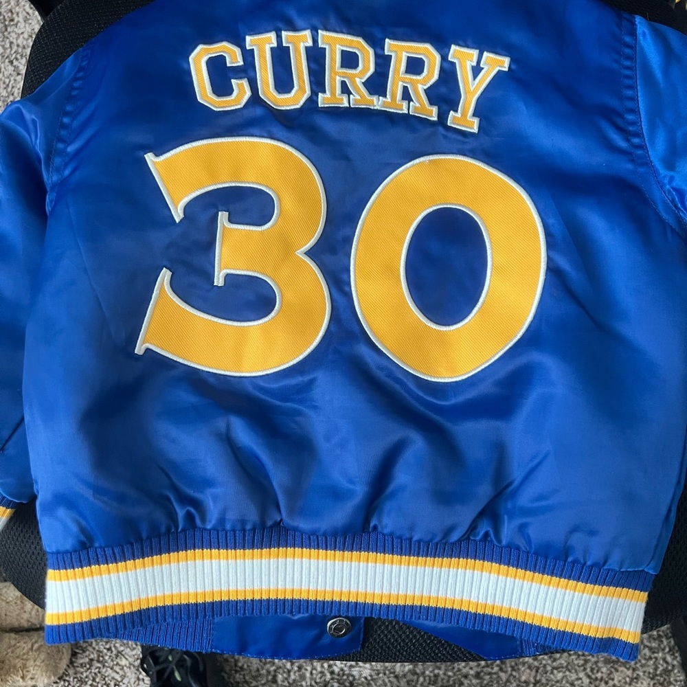 Toddler kids warriors (Curry) jacket